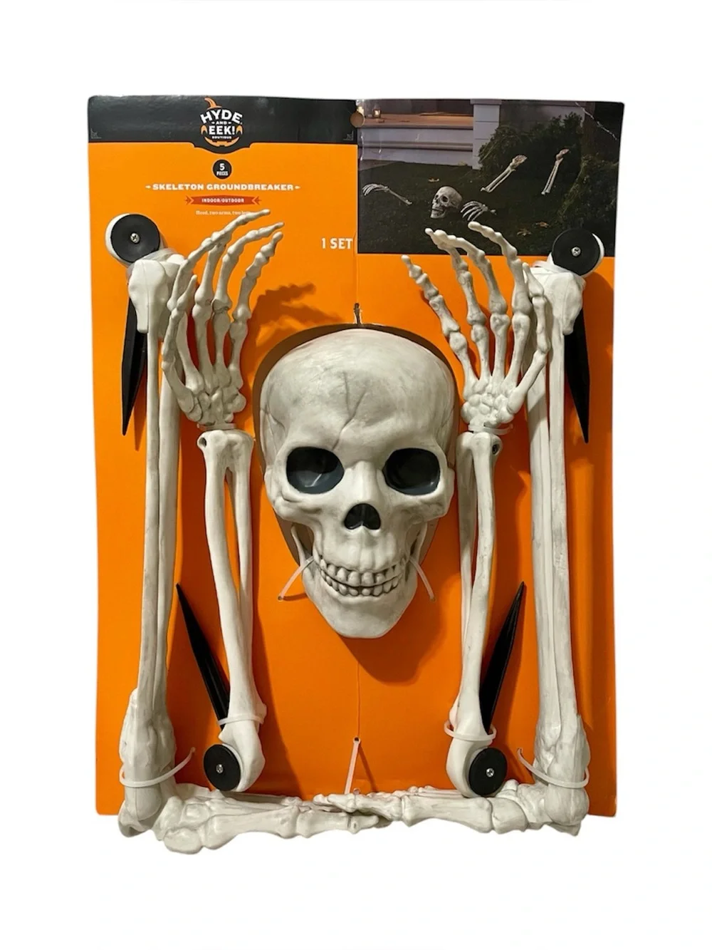 Hyde & EEK! 5pc Skeleton Groundbreaker Set Halloween Decorative Prop